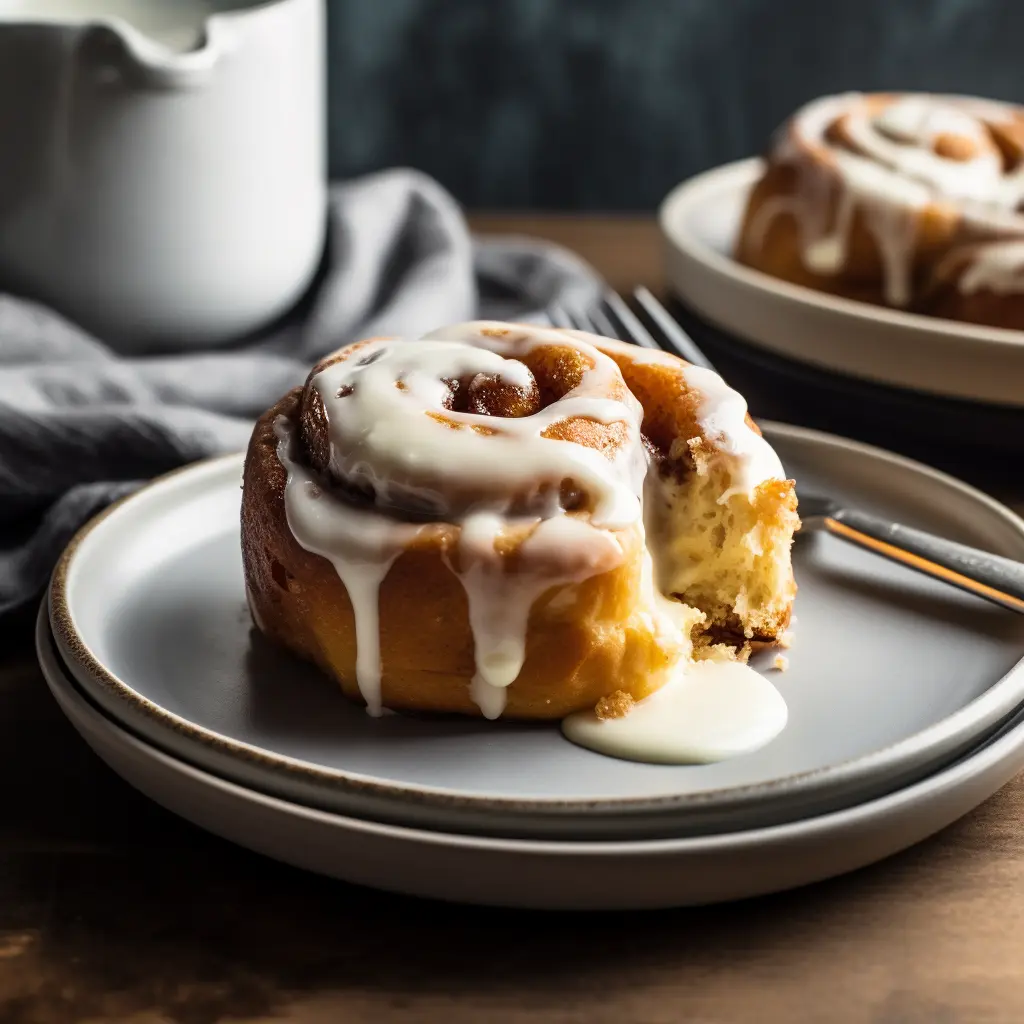 carrot cake rolls serving