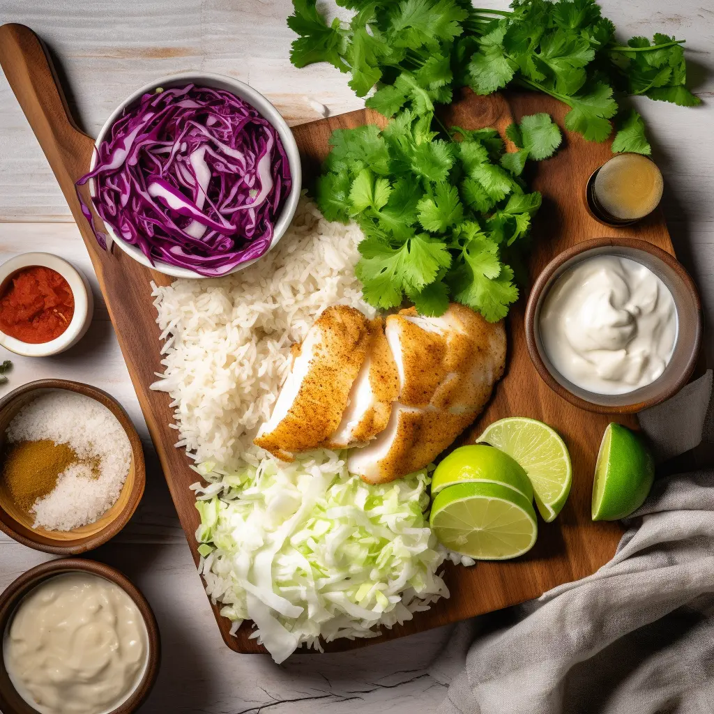 fish taco bowls ingredients