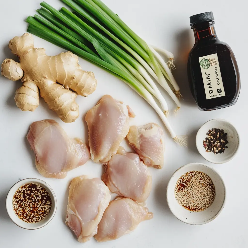 ginger scallion ingredients