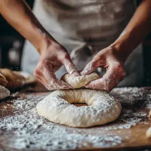 protein bagel 2 ingredient recipe card