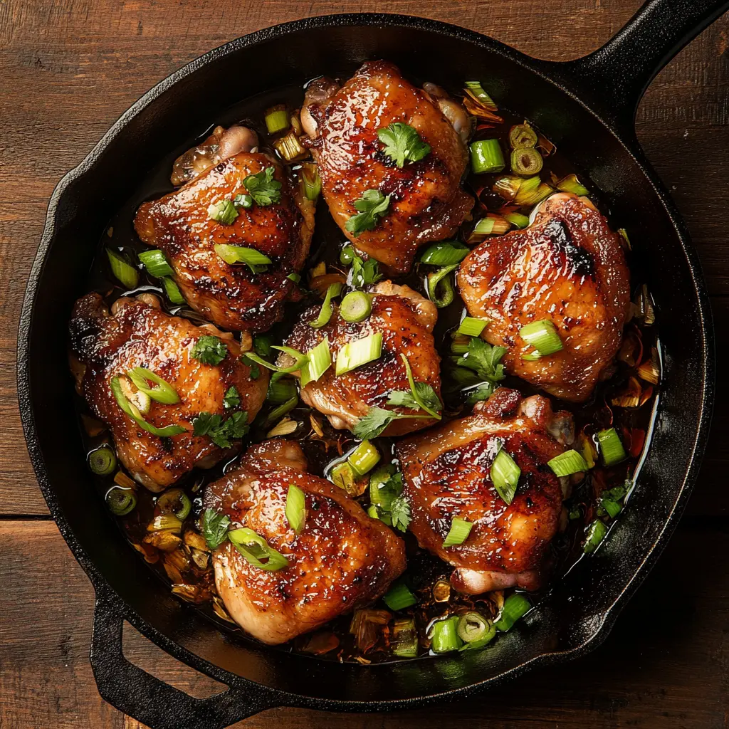 searing ginger scallion chicken