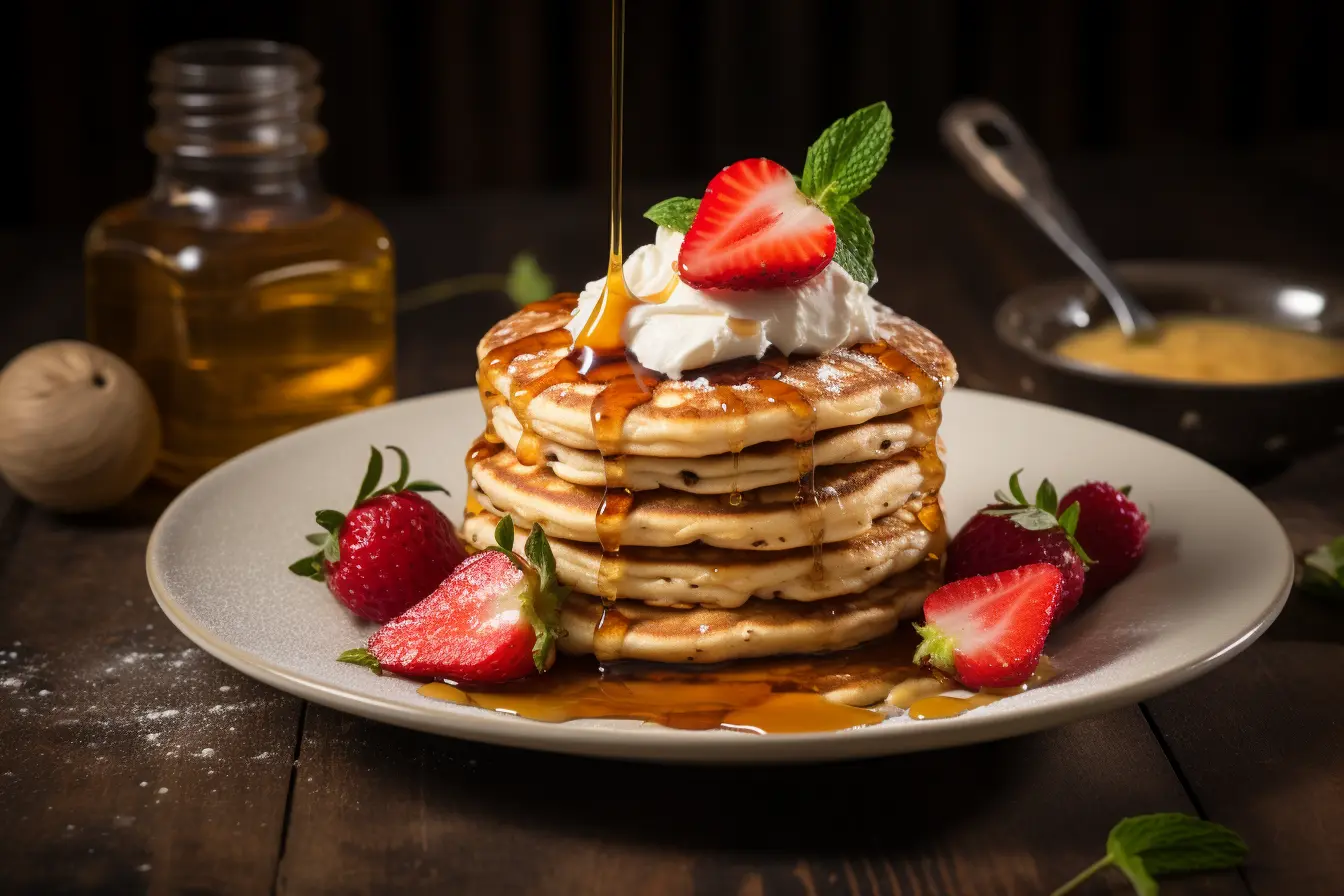 serving protein pancakes