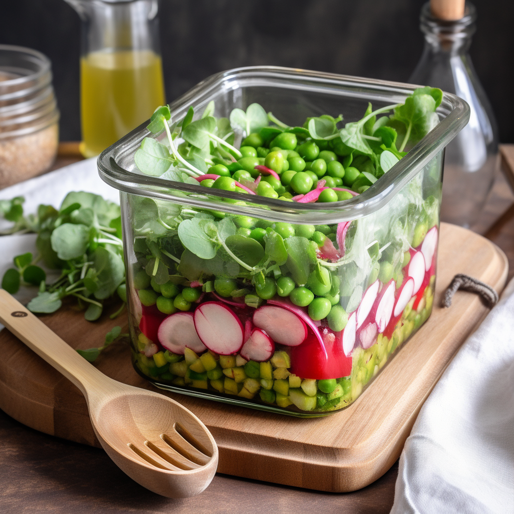 spring salad meal prep box 2