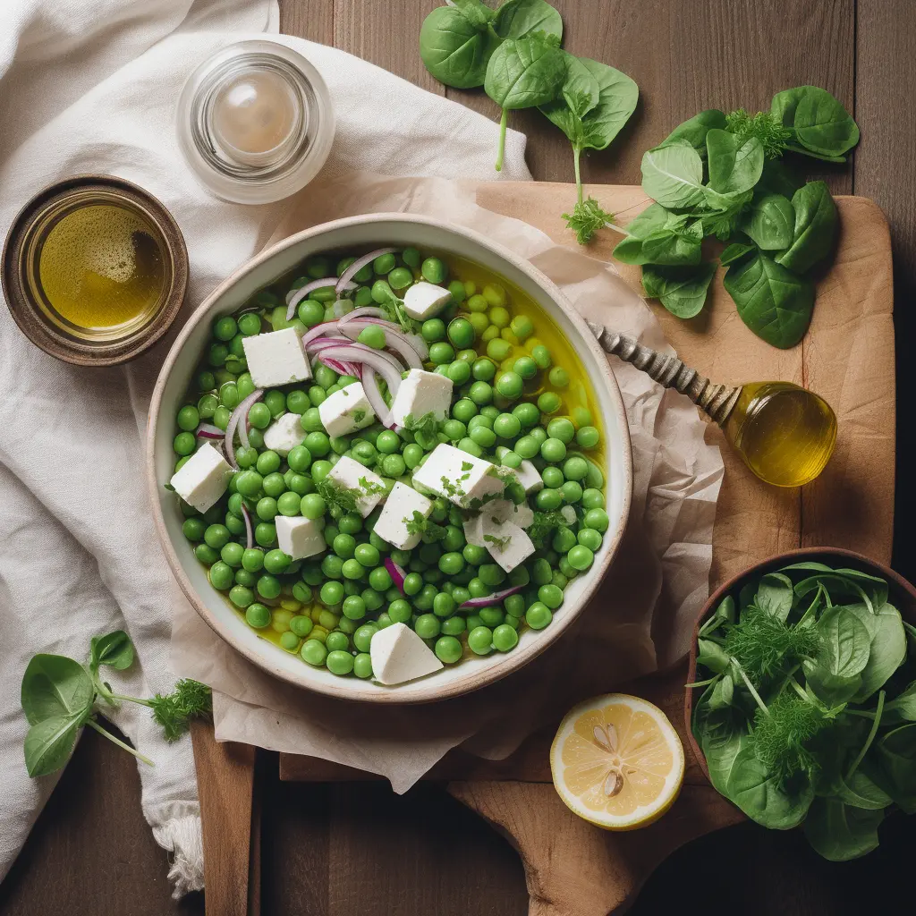 spring salad peas ingredients