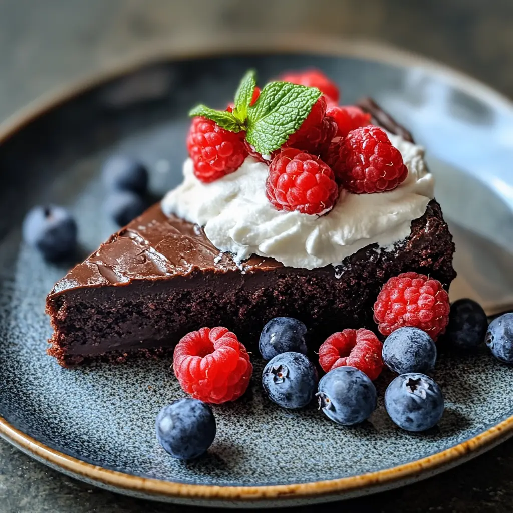 vegan gluten free cake with toppings