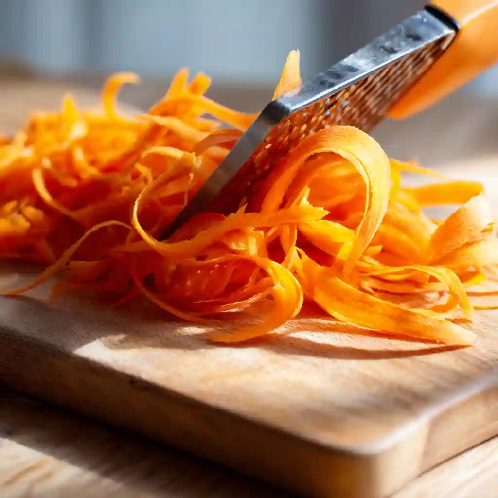 carrot ribbon step 1