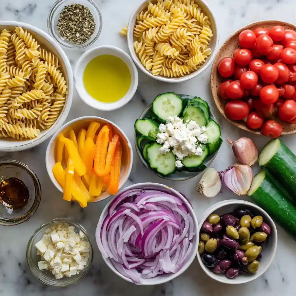 cold pasta salad recipe ingredients