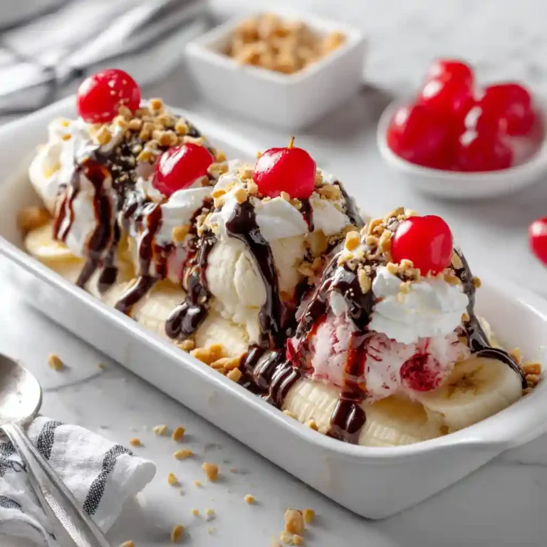 classic banana split recipe dessert