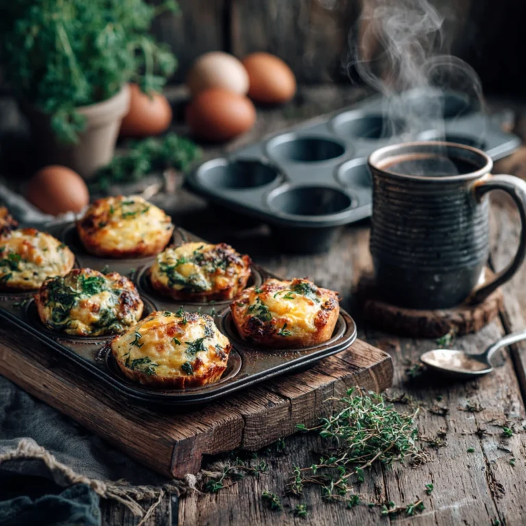 eggs breakfast muffins on tray with coffee