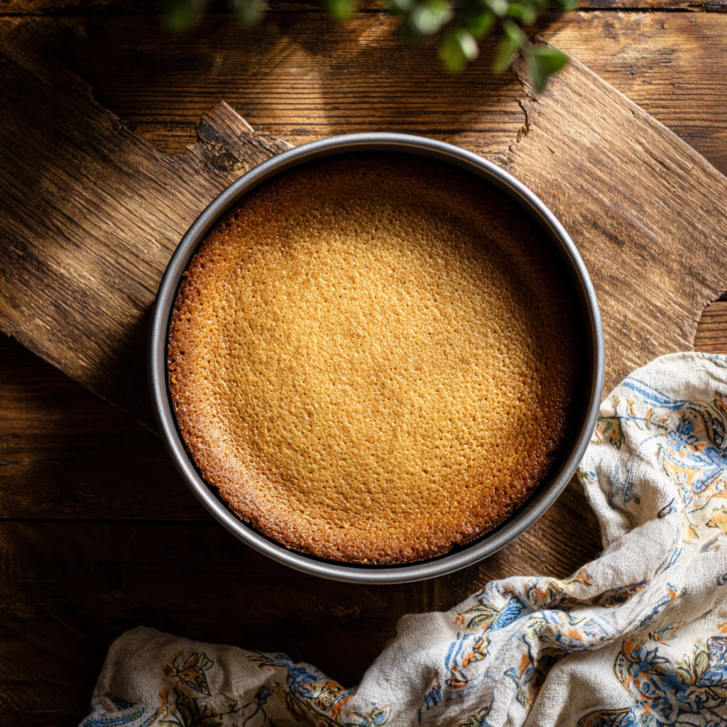 Gluten free cheesecake crust in pan