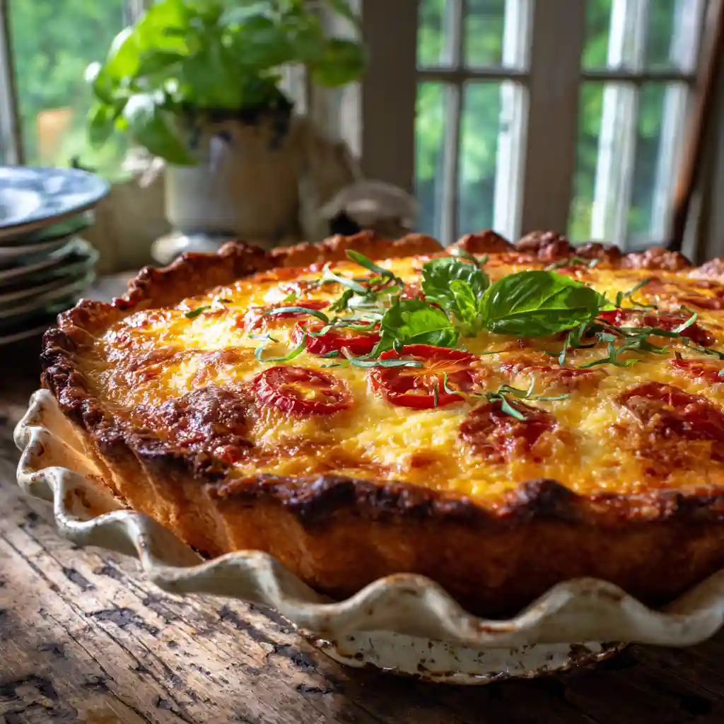 Southern Tomato Pie A Stunning Slice Of Summer Comfort
