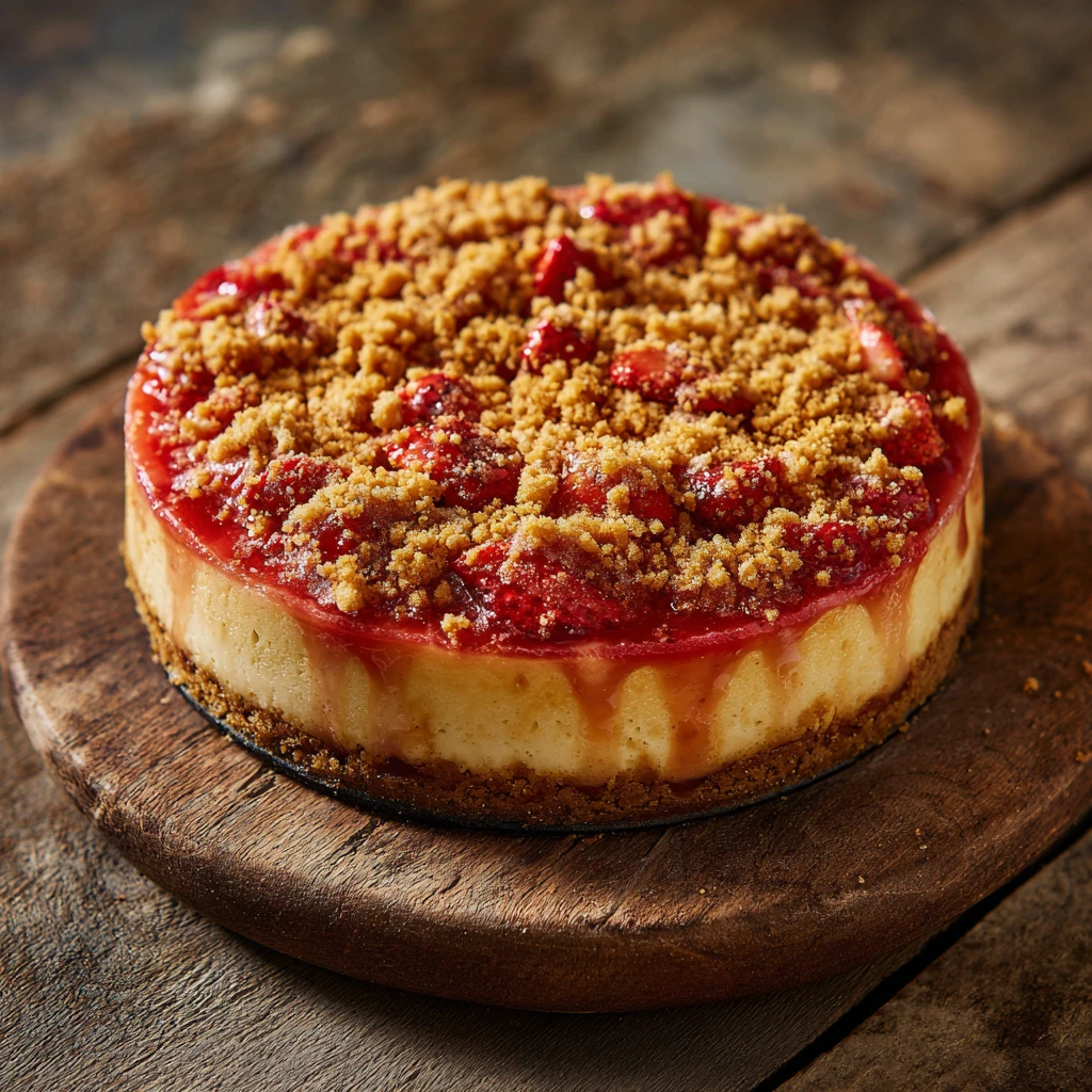 Strawberry Crunch Cheesecake That’s Better Than the Ice Cream Bar