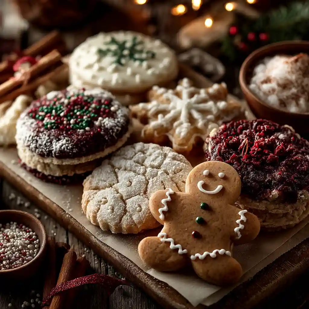 Decorating classic Christmas cookies