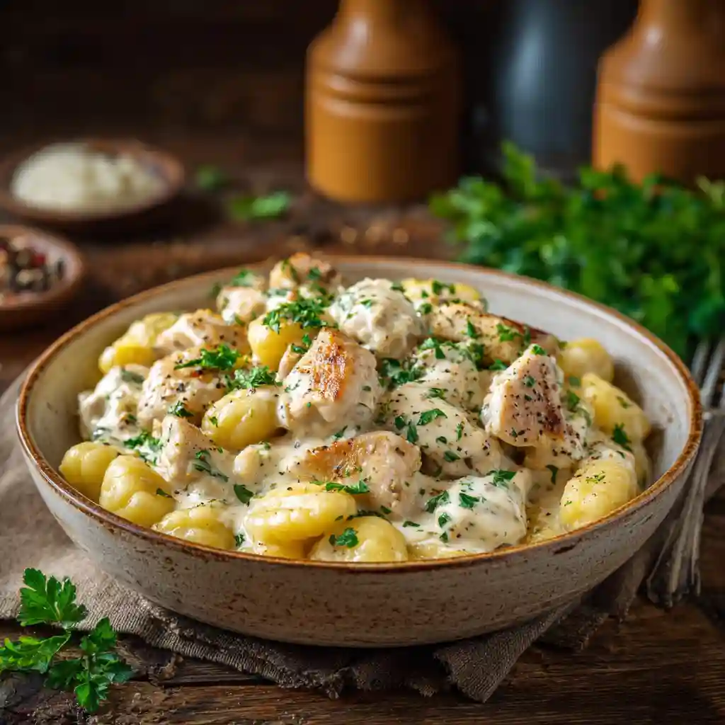 Classic Creamy Crack Chicken Gnocchi  The Ultimate Comfort Bowl