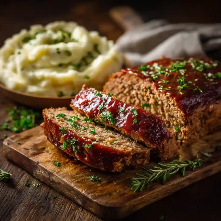Meatloaf recipe with mashed potatoes