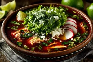 Pozole Rojo traditional Mexican stew