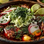 Pozole Rojo traditional Mexican stew