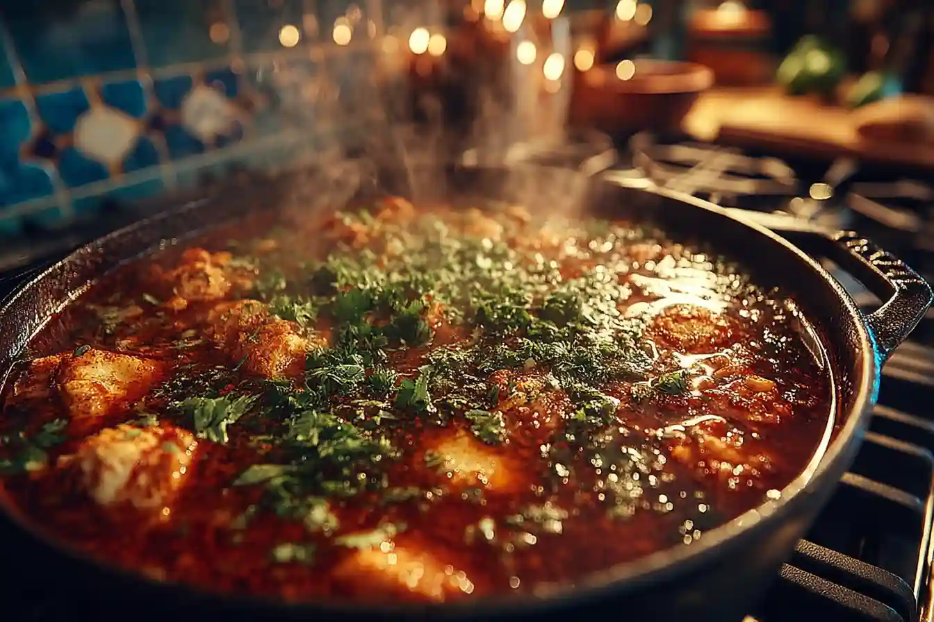 Pozole Rojo traditional Mexican stew