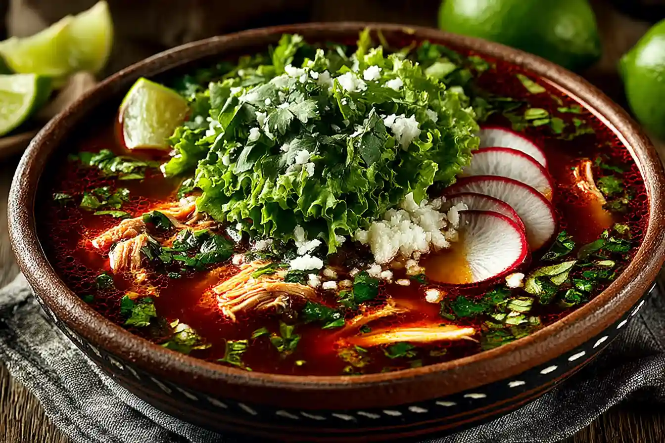 Pozole Rojo traditional Mexican stew