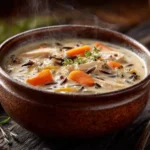 creamy wild rice soup recipe