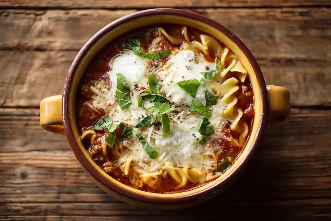 Crockpot Lasagna Soup  Easy, Comforting, and Full of Classic Flavor