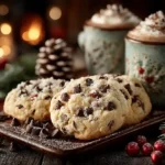 Crumbl Christmas Cookies recipe card layout