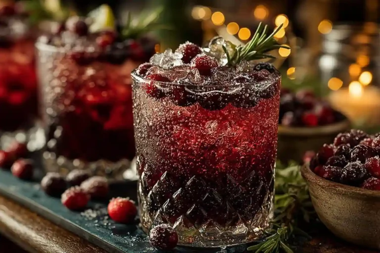 Easy Holiday Mocktails No Alcohol festive party setup