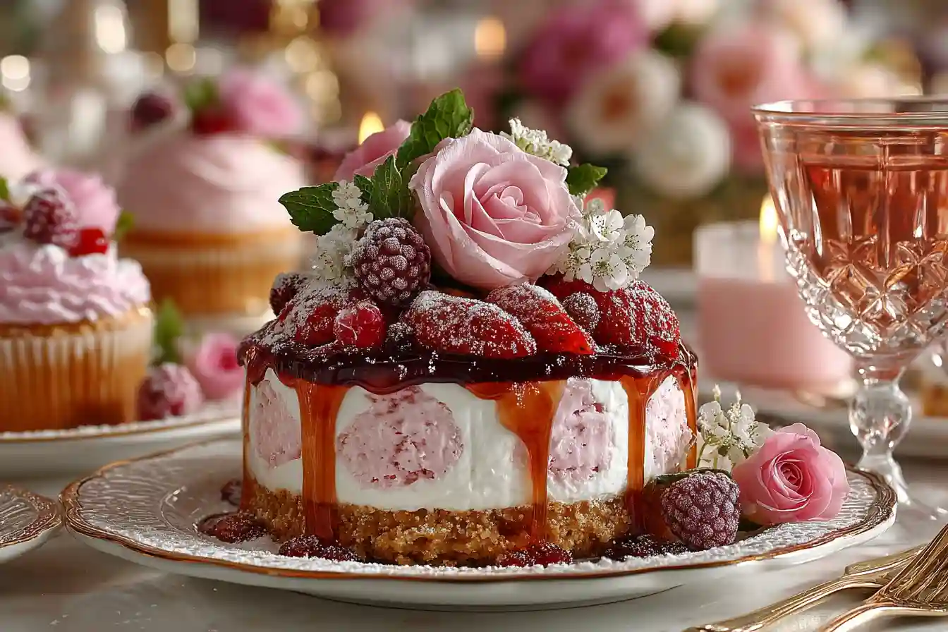 non-chocolate valentine’s day treats pink fruity desserts