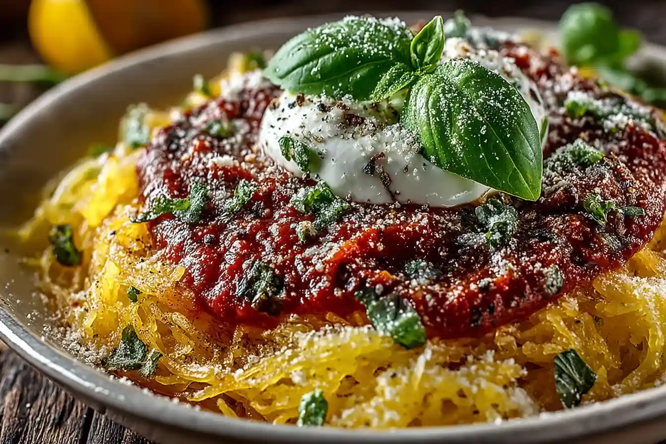roasted spaghetti squash strands