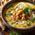 Curry Soup with Chickpeas and Coconut Milk