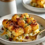 breakfast casserole on minimalist plate