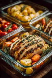 meal prep recipes chicken with garlic herb chicken