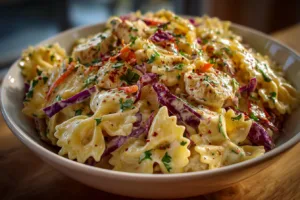 Creamy High-Protein Pasta Salad for BBQs and Potlucks