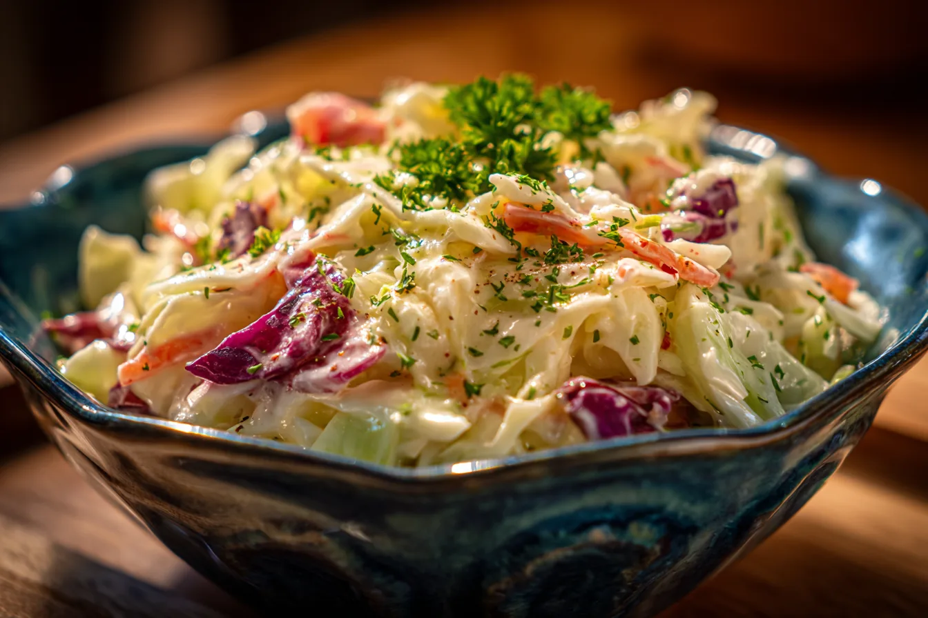 Creamy Coleslaw with Tangy Dressing: A Crisp Summer Salad Recipe