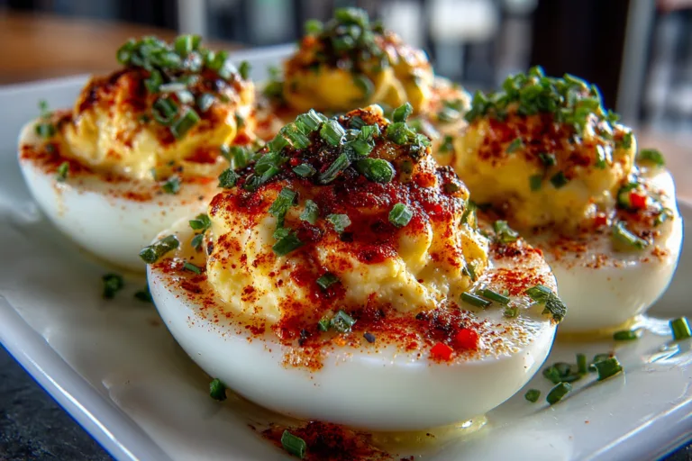Classic Deviled Eggs with a Twist