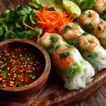 Fresh Herb & Vermicelli Summer Rolls Recipe