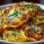 Roasted Parmesan Yellow Squash (Crispy Oven Side Dish)