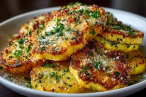 Roasted Parmesan Yellow Squash (Crispy Oven Side Dish)