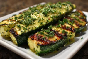 Lemon Herb Grilled Zucchini (Fresh Summer Side Dish)