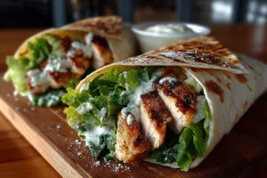 Grilled Chicken Caesar Wraps (Easy Summer Dinner)
