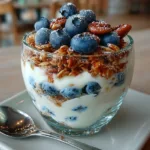 Blueberry Yogurt Parfait with Granola: A Layered Breakfast Delight