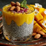 Mango Coconut Chia Breakfast Pudding