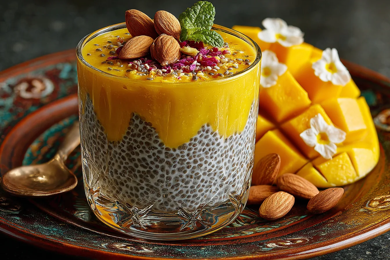 Mango Coconut Chia Breakfast Pudding