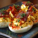Classic Deviled Eggs with Bacon Substitute