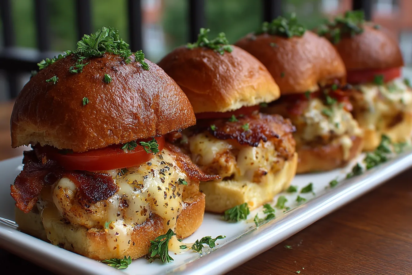 Mini Kentucky Hot Brown Sliders