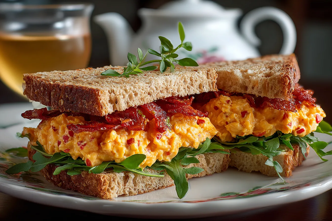 Pimento Cheese Tea Sandwiches