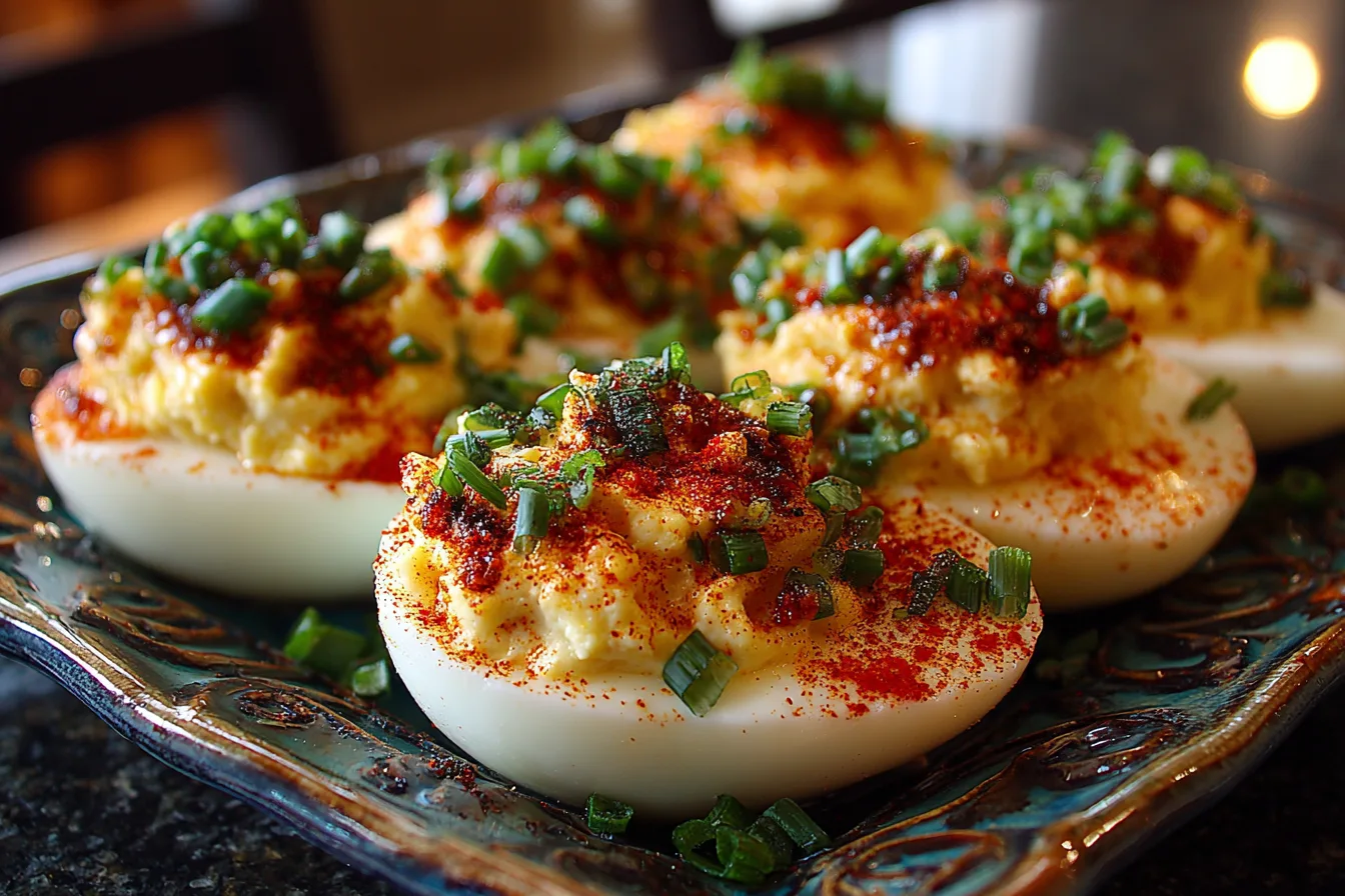 Simple 5 Ingredient Deviled Eggs