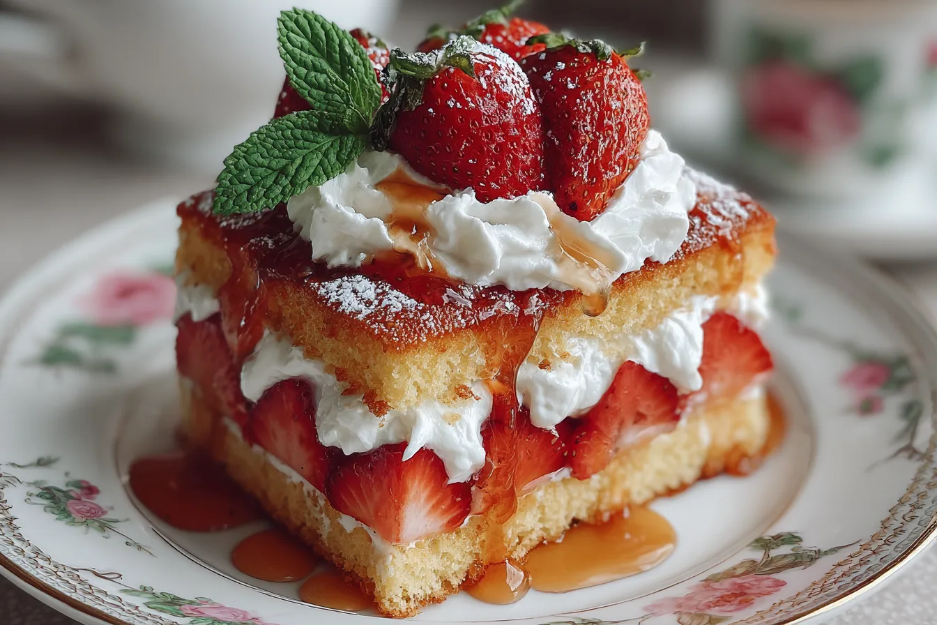 Strawberry Shortcake Birthday Dessert Recipe