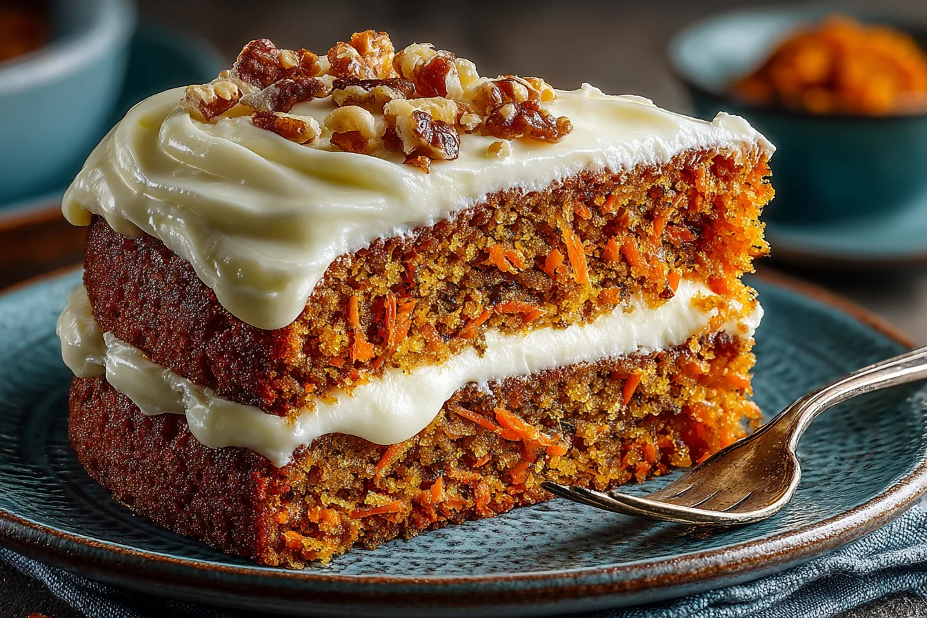 Classic Carrot Cake with Cream Cheese Frosting Recipe