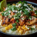 Mexican Street Corn Chicken Rice Bowl (Easy 30-Min Dinner)